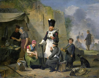 La suiveuse de camp - Anthonie Constantijn Govaerts — artwork view