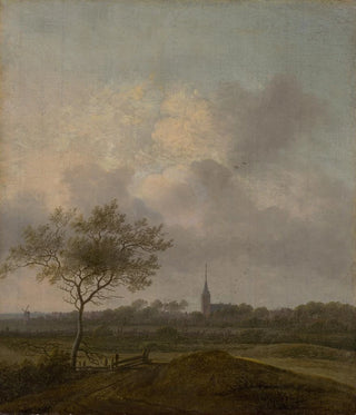 Anthonie Jansz van der Croos - Landscape with Church in Rijswijck.webp