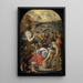 Reproduction of the painting L'Adoration des bergers - Anthonie van Blocklandt