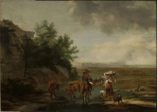 Pastoral landscape painting - Anthony Molijn — artwork view