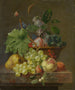 Still life with fruits in a terracotta dish - Anthony Oberman — artwork view