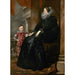 A noble Genoese woman and her son - Antoine van Dyck — artwork view
