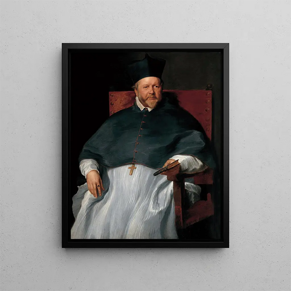 Bishop Jan Van Malderen - Antoine van Dyck — framed artwork on a wall