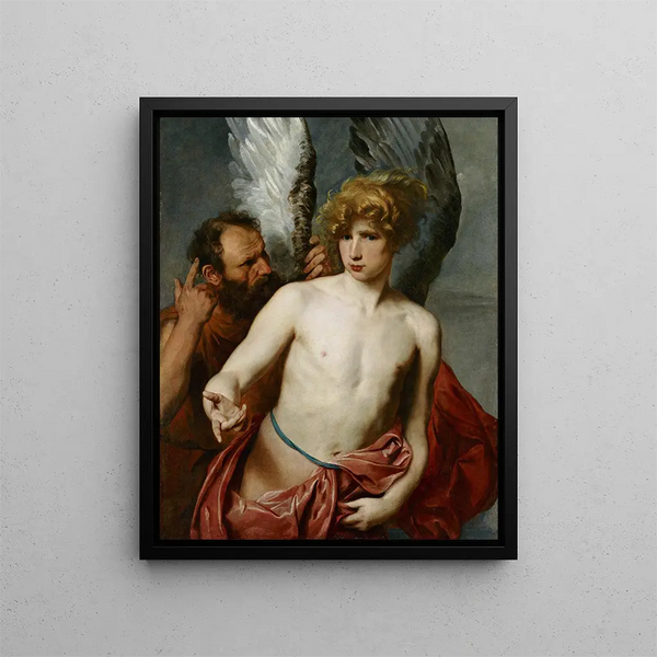 Dédale et Icare - Antoine van Dyck — framed artwork on a wall
