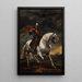 V Portrait of Emperor Charles V - Antoine van Dyck — framed artwork on a wall