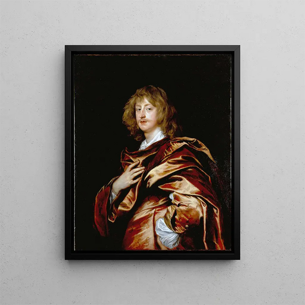 George Digby, 2nd Earl of Bristol - Antoine van Dyck — framed artwork on a wall