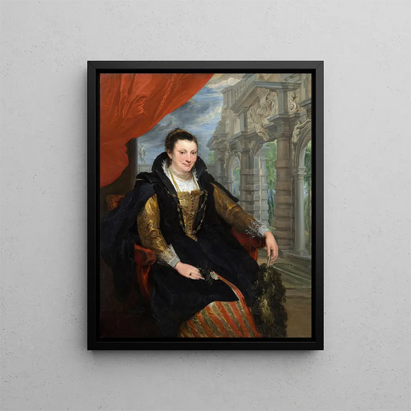 Isabelle Brant - Antoine van Dyck — framed artwork on a wall