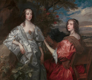 Katherine, Countess of Chesterfield, and Lucy, Countess of Huntingdon - Antoine van Dyck — artwork view