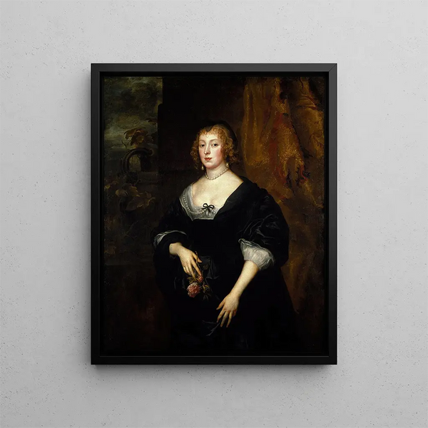 Dame Dacre - Antoine van Dyck — framed artwork on a wall