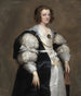Dame à l'éventail - Antoine van Dyck — artwork view