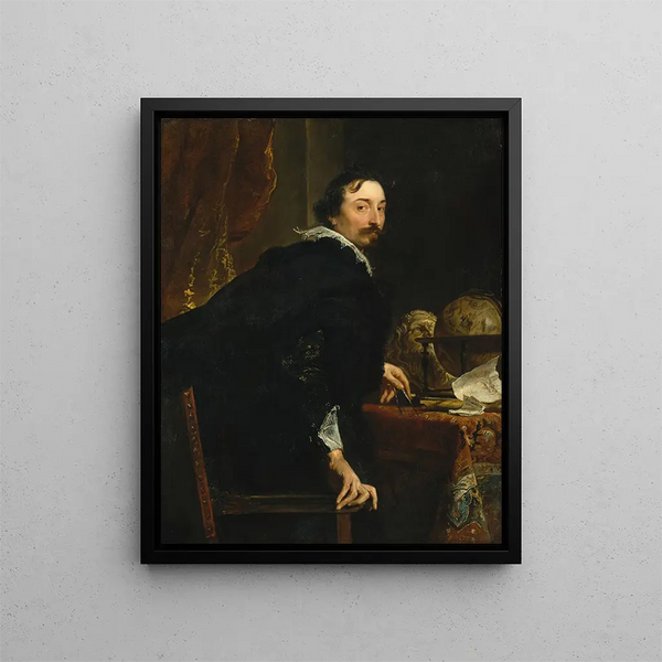 Lucas van Uffel died in 1637 - Antoine van Dyck — framed artwork on a wall