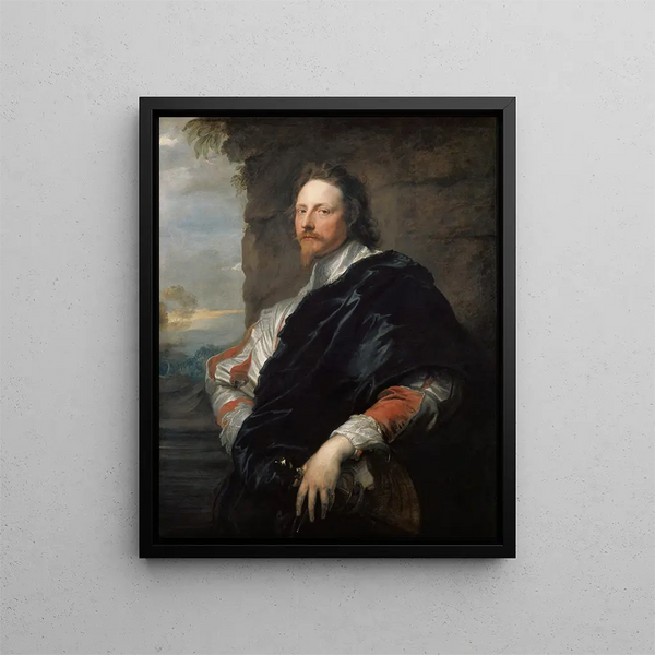 Nicolas Lanier - Antoine van Dyck — framed artwork on a wall