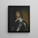 Portrait Painting of George Baron Goring - Antoine van Dyck — framed artwork on a wall