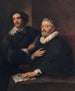 Portrait of the engravers Pieter De Jode the Elder and Pieter De Jode the Younger - Antoine van Dyck — artwork view
