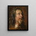 Study of a Bearded Man - Antoine van Dyck — framed artwork on a wall