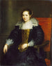 Portrait of Isabella Waerbeke - Antoine van Dyck — artwork view
