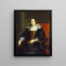 Portrait of Isabella Waerbeke - Antoine van Dyck — framed artwork on a wall