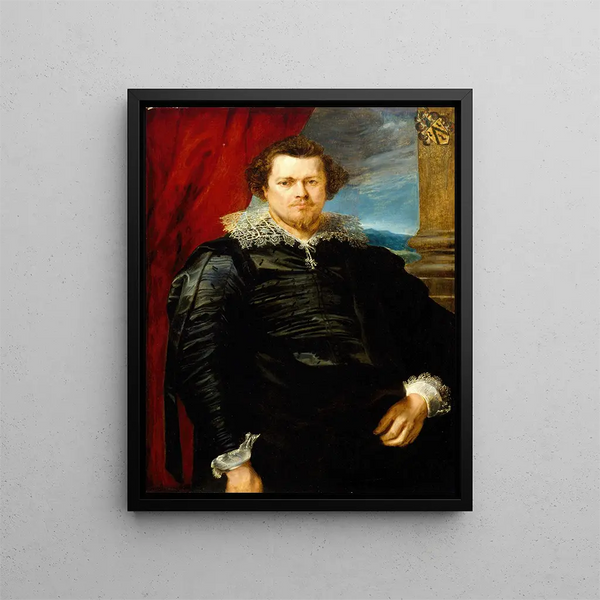 Portrait of Jaspar de Charles van Nieuwenhoven - Antoine van Dyck — framed artwork on a wall