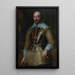 Portrait of Jean VIII Count of Nassau-Siegen - Antoine van Dyck — framed artwork on a wall