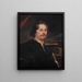 Portrait of Pieter Soutman - Antoine van Dyck — framed artwork on a wall