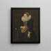 Portrait of a Flemish lady - Antoine van Dyck — framed artwork on a wall