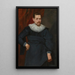 Portrait of a Man - Antoine van Dyck — framed artwork on a wall