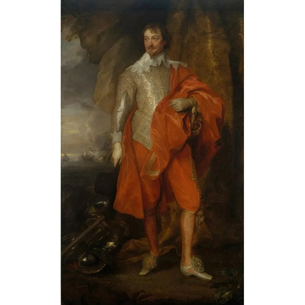 Robert Rich 1587-1658 Second Earl of Warwick - Antoine van Dyck — framed artwork on a wall