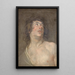 Study of a Young Man Looking Up Saint Sebastian - Antoine van Dyck — framed artwork on a wall