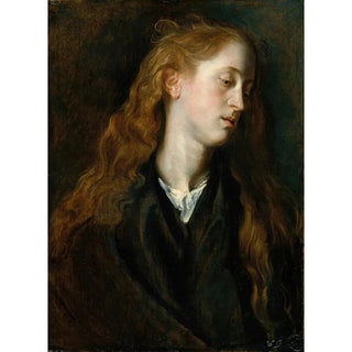 Anthony van Dyck - Study Head of a Young Woman.webp