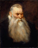 Study of an old man's head with a white beard - Antoine van Dyck — artwork view