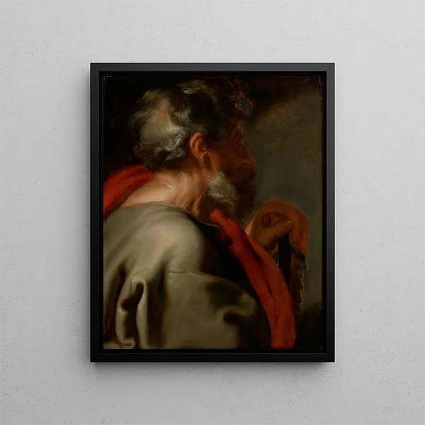 L'apôtre Simon - Antoine van Dyck — framed artwork on a wall