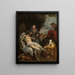 The Lamentation over the Dead Christ - Antoine van Dyck — framed artwork on a wall