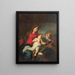 The Mystic Marriage of Saint Catherine of Alexandria - Antoine van Dyck — framed artwork on a wall
