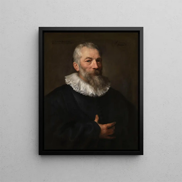 The painter Marten Pepijn - Antoine van Dyck — framed artwork on a wall