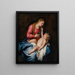 La Vierge à l'Enfant - Antoine van Dyck — framed artwork on a wall