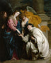 La vision du bienheureux Hermann Joseph - Antoine van Dyck — artwork view