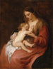 Virgin and Child Painting - Antoine van Dyck — artwork view