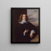 Young gentleman - Antoine van Dyck — framed artwork on a wall