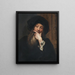 Self-portrait Painting - Anthoon Schoonjans — framed artwork on a wall