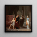 Antiochus and Stratonice - Jacques Antoine Vallin — framed artwork on a wall