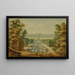 Pictorial View of the Gardens - Antoine-Claude Fleury — framed artwork on a wall