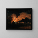 L'incendie du théâtre de l'Ambigu-Comique le 13 juillet 1827 - Antoine-Félix Boisselier — framed artwork on a wall