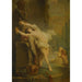 Reproduction of the painting of a Bacchante playing cymbals in front of a statue of Pan - Antoine-François Callet
