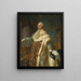 Portrait of Louis XVI of France in coronation attire - Antoine-François Callet — framed artwork on a wall