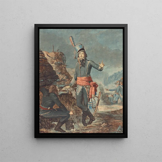General François Séverin Desgraviers Marceau - Antoine-François Sergent — framed artwork on a wall