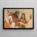 Clovis and Clotilde - Antoine-Jean Gros — framed artwork on a wall