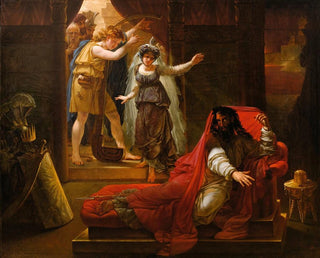 David playing the harp for King Saul - Antoine-Jean Gros — artwork view