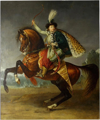 Horse Portrait Painting of Prince Boris Youssoupov - Antoine-Jean Gros — artwork view