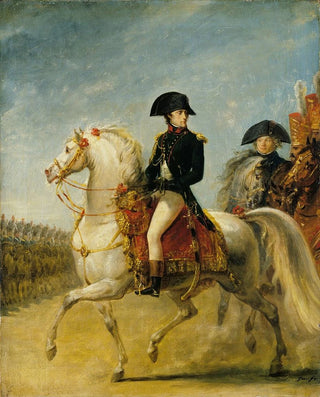 The General Bonaparte Reviewing the Troops - Antoine-Jean Gros — artwork view