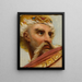 Head of Charlemagne - Antoine-Jean Gros — framed artwork on a wall